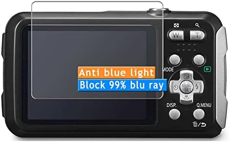 Vaxson 3-Pack Anti Blue Light Protector, תואם ל- Panasonic Lumix DMC-TS25 TPU מדבקת מגני סרטי TPU [לא מזכוכית